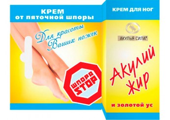 Акулий жир Золотой ус Крем при пяточной шпоре