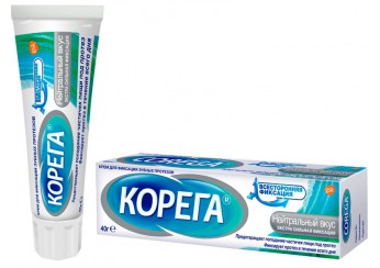Корега Крем для фиксации зубных протезов / Corega