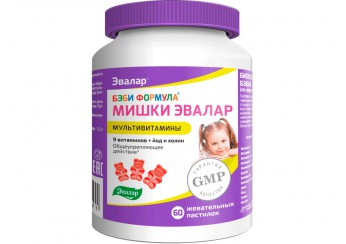 Бэби Формула Мишки Мультивитамины Эвалар