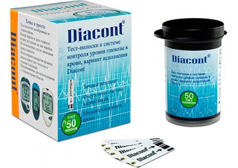 Тест-полоски к глюкометру Диаконт / Diacont