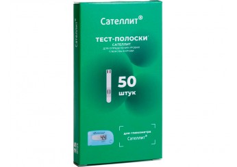 Тест-полоски к глюкометру Сателлит