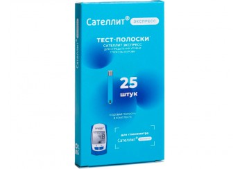 Тест-полоски к глюкометру Сателлит Экспресс