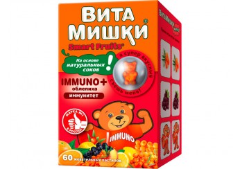 ВитаМишки Иммуно плюс (с облепихой)