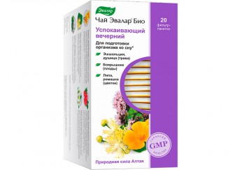Успокаивающий вечерний чай Эвалар Био