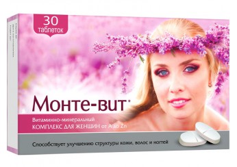 Монте-вит Витаминно минеральный комплекс А-Zn