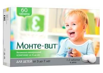 Монте-вит Витаминно минеральный комплекс А-Zn