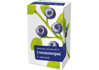 Алтай чай №11 Глюконорм с черникой (при сахарном диабете) Алтайский кедр ООО