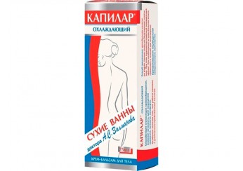 Капилар Крем-бальзам для тела охлаждающий