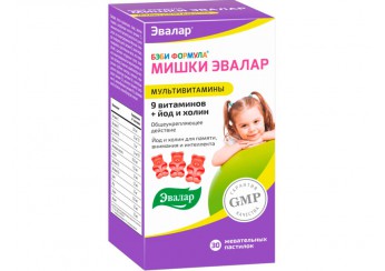 Бэби Формула Мишки Мультивитамины Эвалар