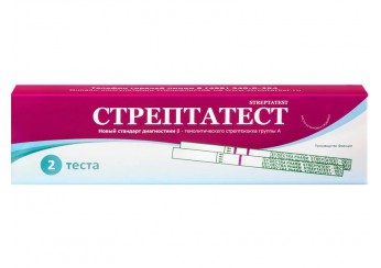 Тест-полоски на стрептококк В-гемолитический группы А / Стрептатест