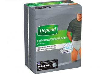 Депенд Подгузники-трусы для взрослых / Depend
