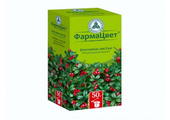 Брусники листья