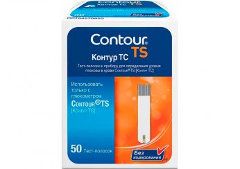 Тест-полоски к глюкометру Контур ТС / Contour TS