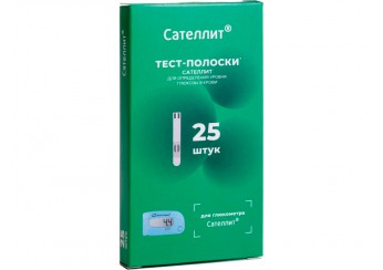 Тест-полоски к глюкометру Сателлит