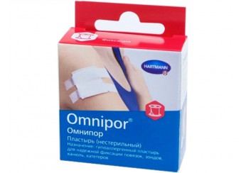 Омнипор пластырь из нетканного материала/ бумажный / Omnipor