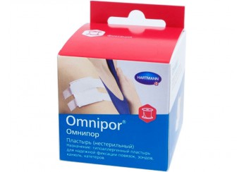 Омнипор пластырь из нетканного материала/ бумажный / Omnipor