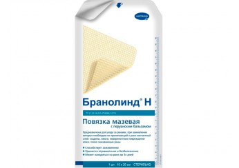Бранолинд Н ранозаживляющая мазевая повязка с перуанским бальзамом / Branolind N