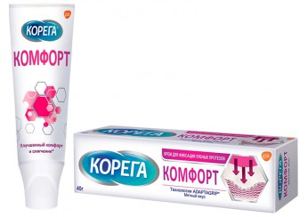 Корега Крем для фиксации зубных протезов / Corega