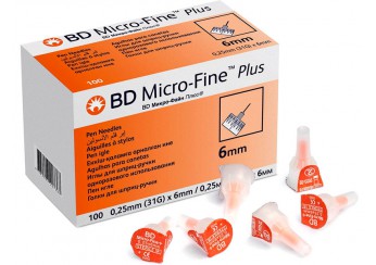 Игла для шприц-ручки Микрофайн плюс / Micro-Fine Plus