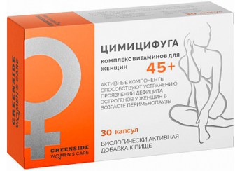 Цимицифуга с комплексом витаминов для женщин 45+