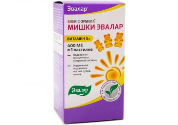 Бэби Формула Мишки Витамин Д3 Эвалар