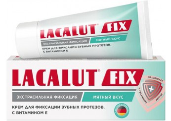 Лакалют Фикс крем для фиксации зубных протезов