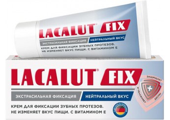 Лакалют Фикс крем для фиксации зубных протезов