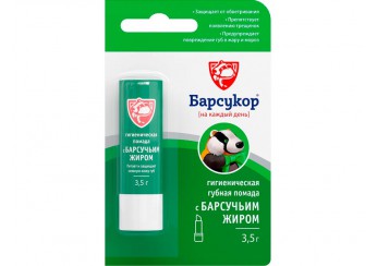 Барсукор с барсучим жиром помада