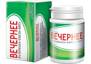 Вечернее драже (валериана+хмель+мята)