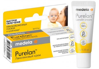 Медела Пурелан Крем от трещин на сосках / Medela Purelan
